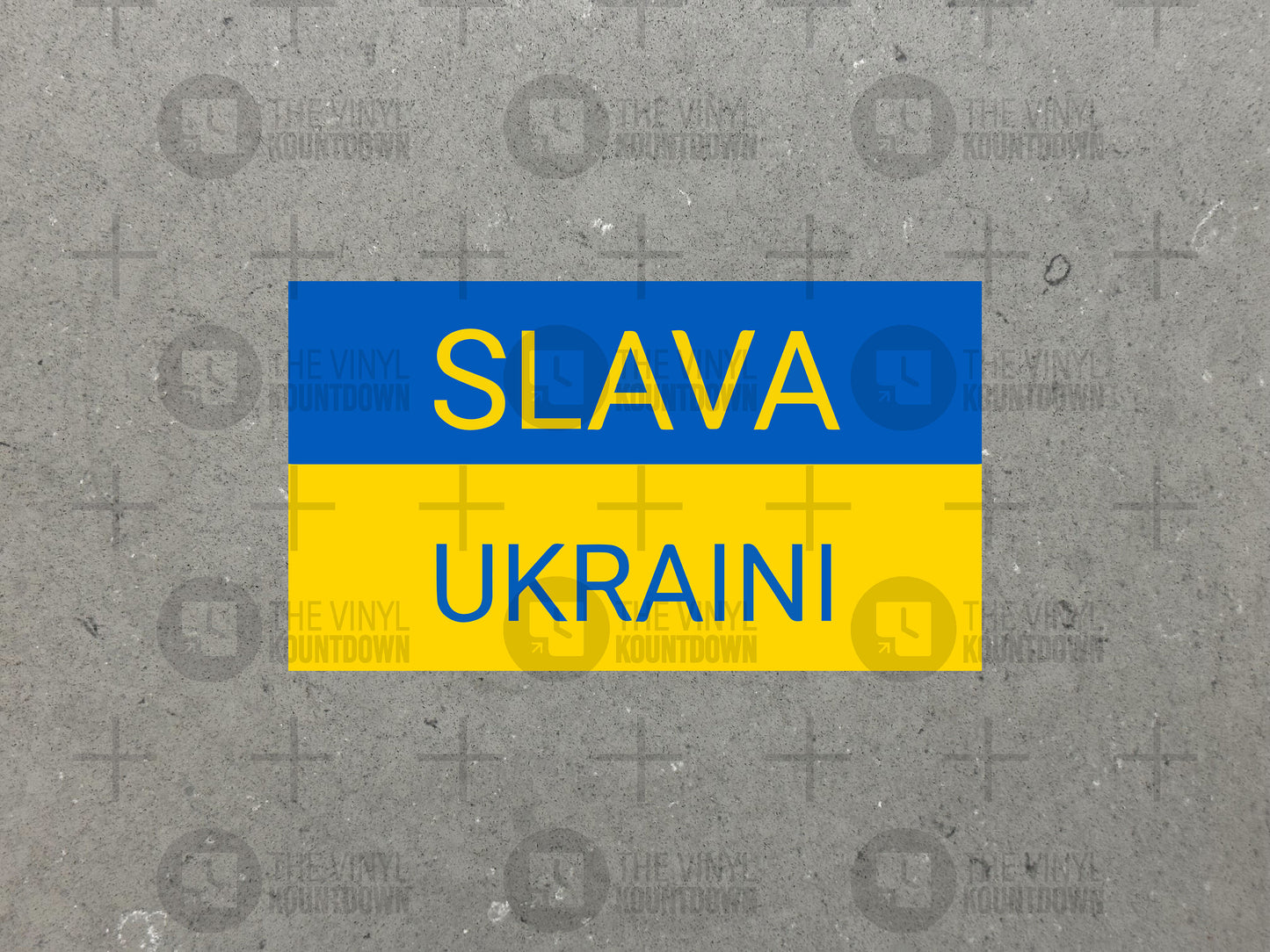 SLAVA UKRAINI! | Glory to Ukraine! | Support Ukraine & F*ck Putin | High Quality Vinyl Sticker