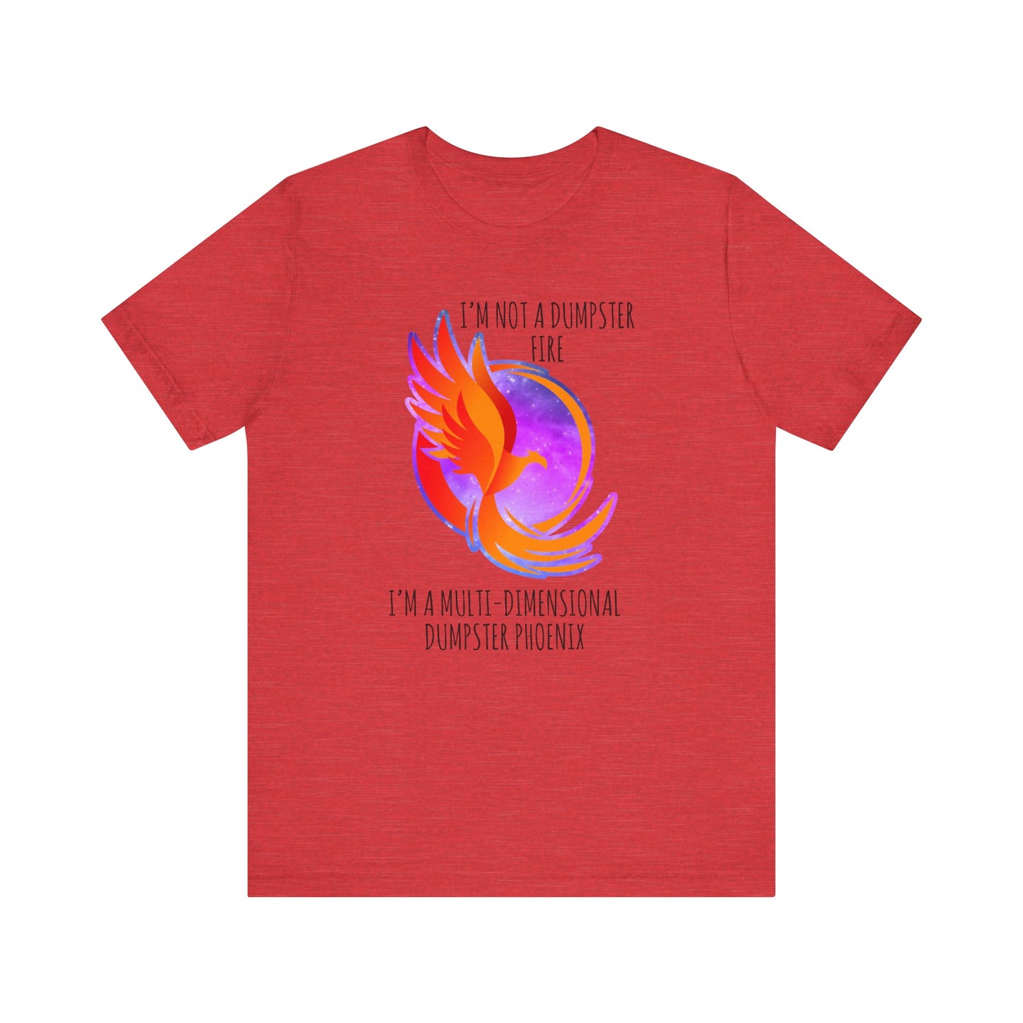 Multi-Dimensional Dumpster Phoenix | Classic Unisex Jersey Short Sleeve Tee