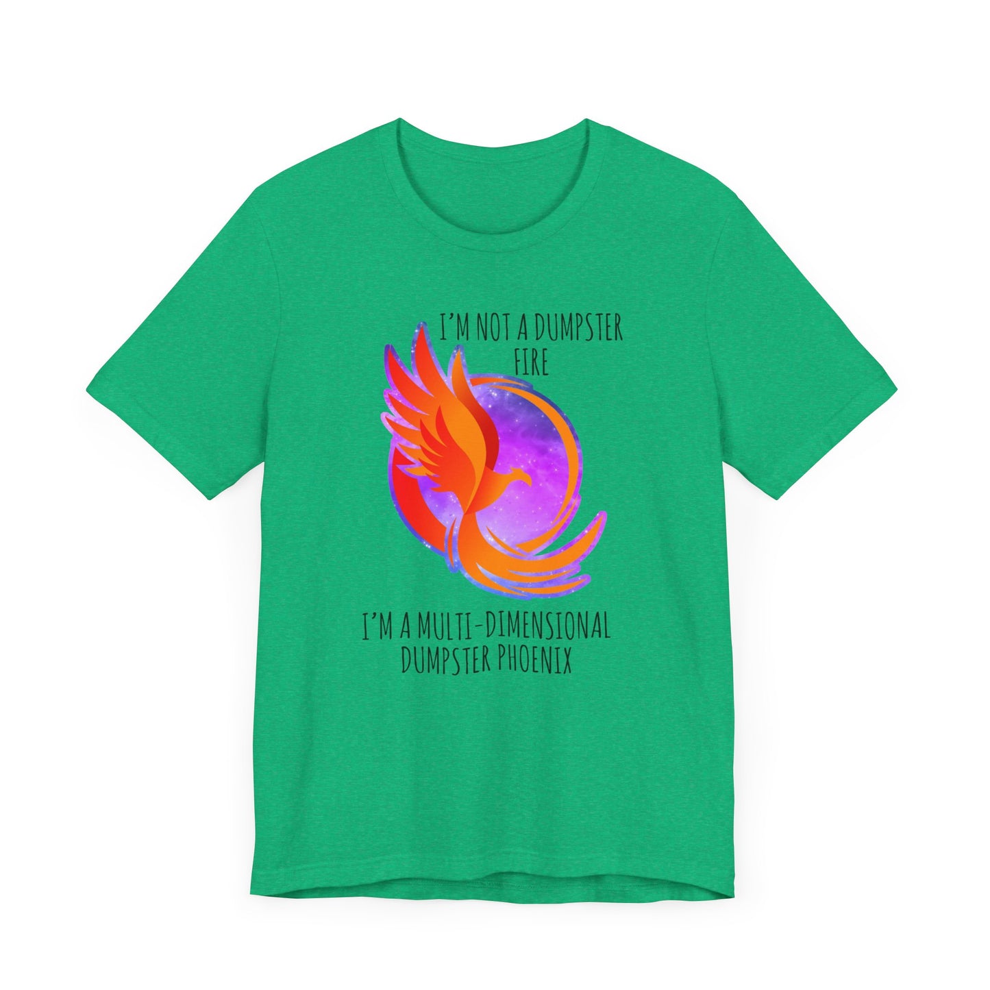 Multi-Dimensional Dumpster Phoenix | Classic Unisex Jersey Short Sleeve Tee