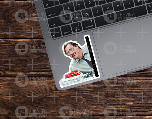 Milton | Funny Initech, Office Space, 90s Workplace Sticker for Toolbox, Hard Hat, Laptop, Water Bottle, Computer | Quality Vinyl Sticker