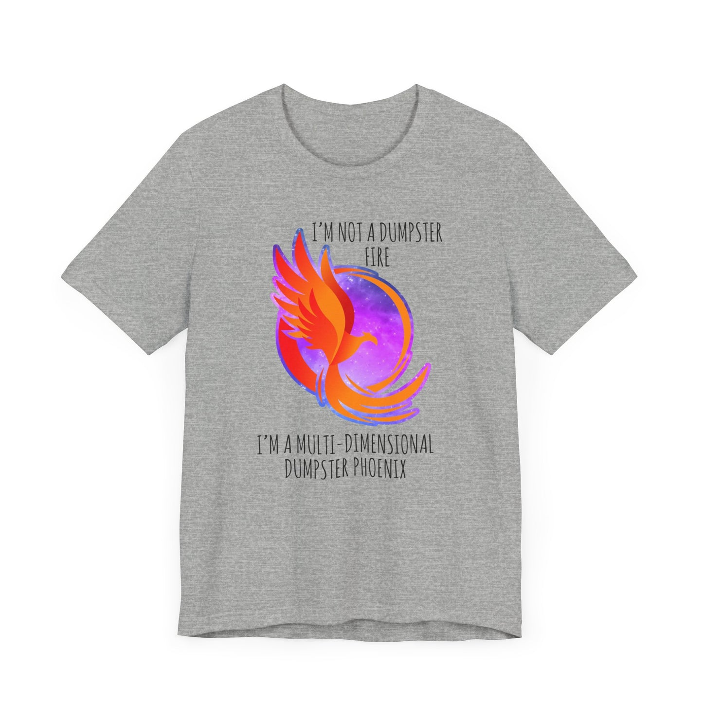 Multi-Dimensional Dumpster Phoenix | Classic Unisex Jersey Short Sleeve Tee