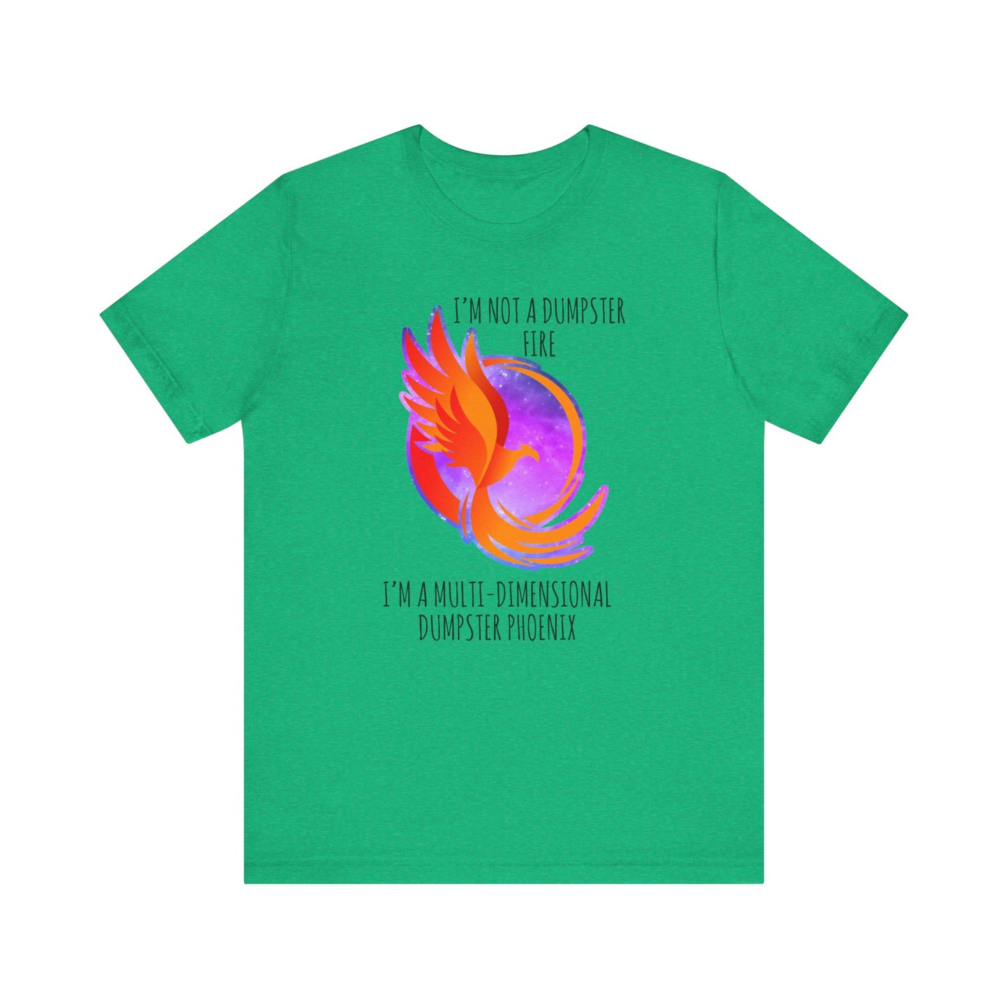 Multi-Dimensional Dumpster Phoenix | Classic Unisex Jersey Short Sleeve Tee