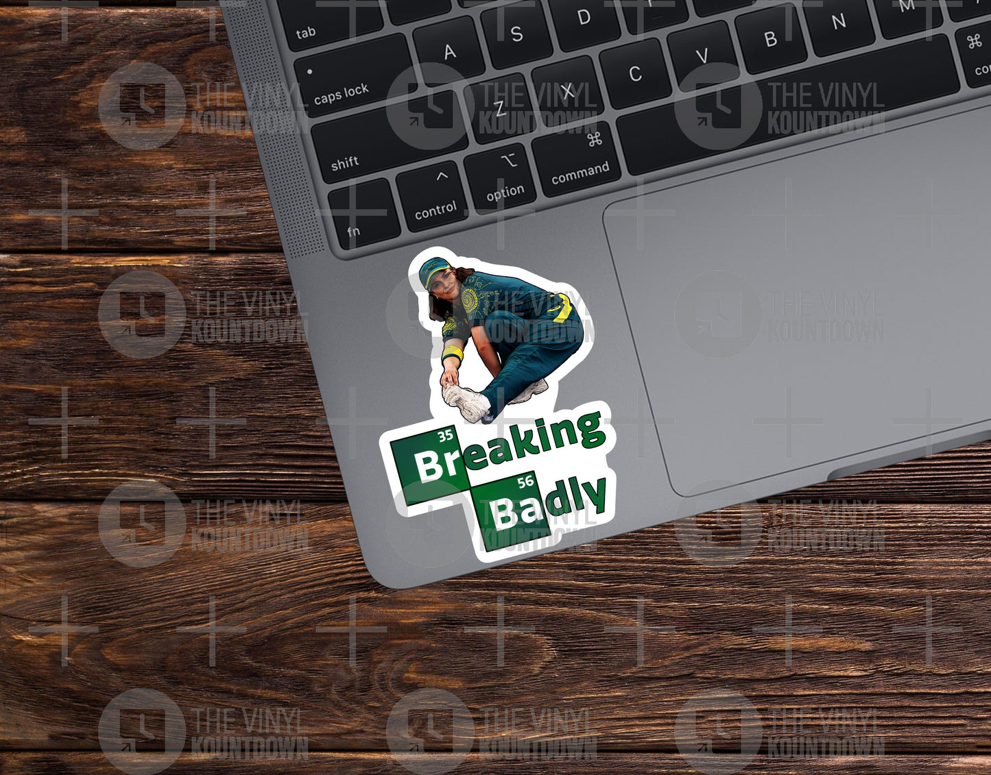 Raygun | Funny Breaking Badly, Australian Break Dancer, Dancing, Paris Olympics, Sports, Games, Athlete Sticker | Quality Vinyl Sticker