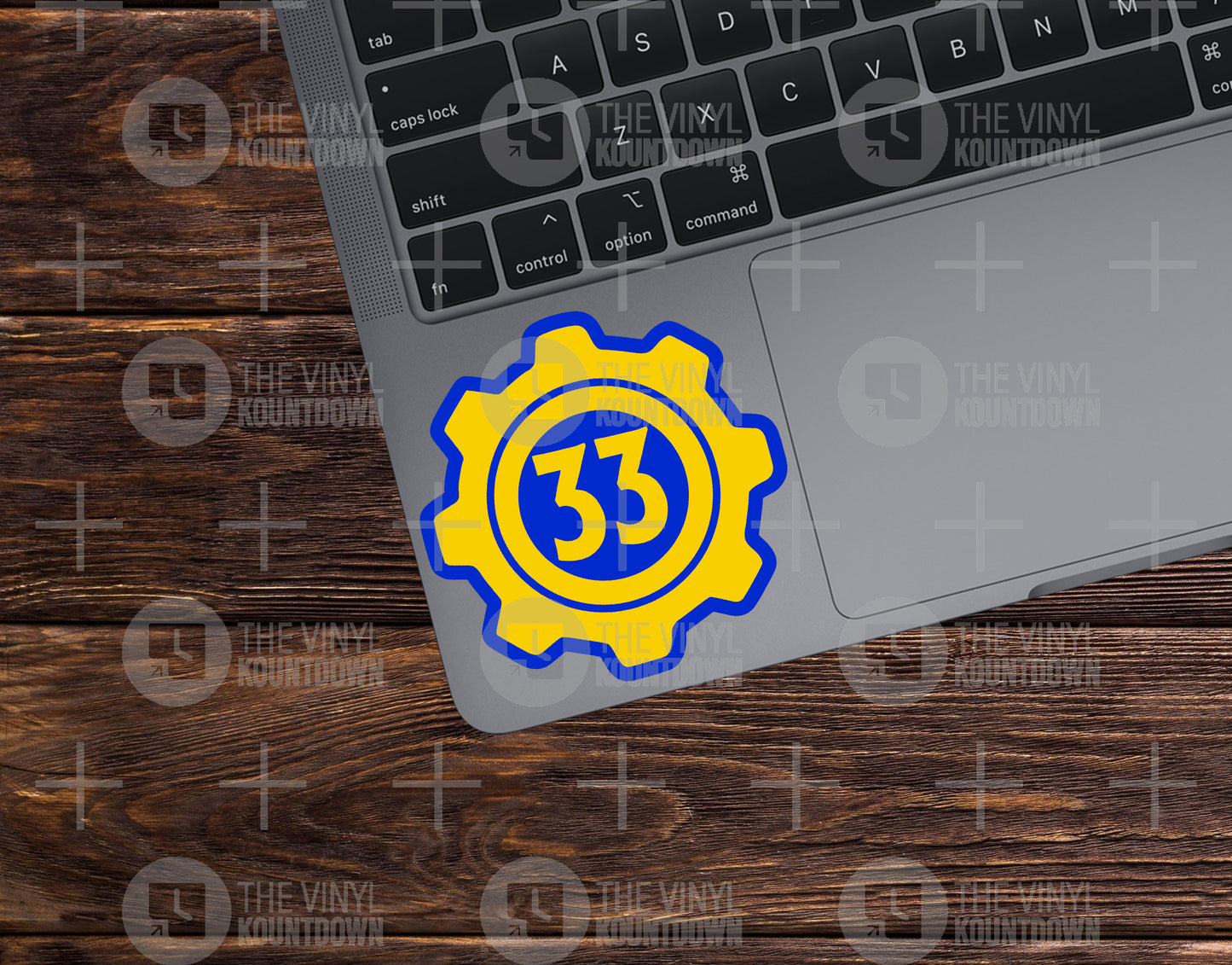 Vault 33 | Cool Nerd, Gamer Sticker for Toolbox, Hard Hat, Laptop, Water Bottle, Computer, Cup, Tumbler | High Quality Vinyl Sticker