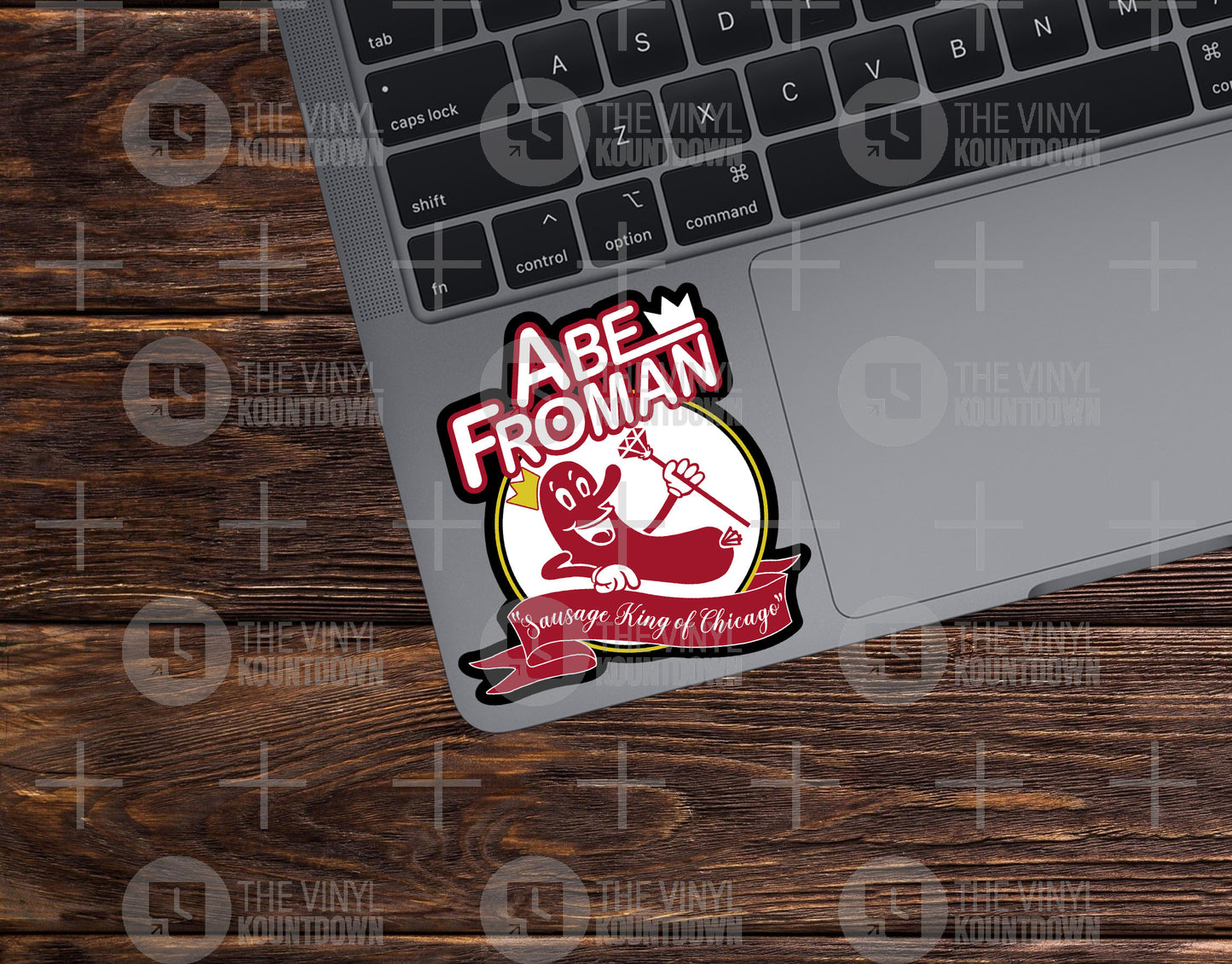 Abe Froman Sausage King Of Chicago | Funny Ferris Bueller Sticker for Laptop, Water Bottle, Cellphone, Computer | High Quality Vinyl Sticker