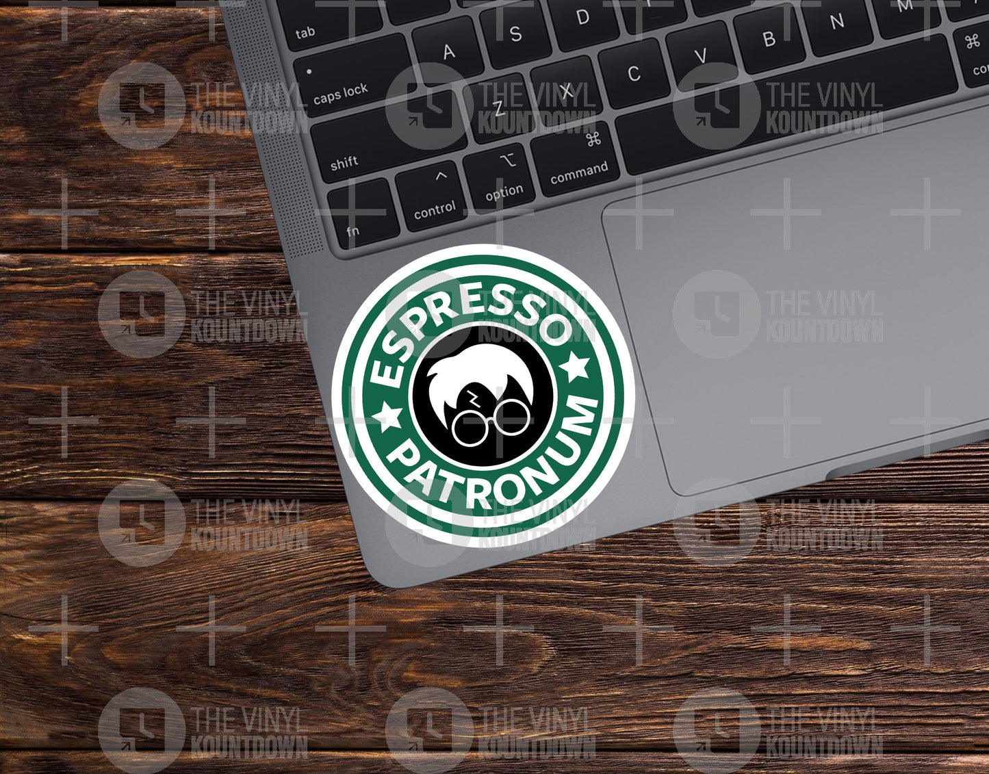 Espresso Patronum | Funny Harry Potter, Wizard, Coffee Sticker For Laptop, Bottle, Phone, Hard Hat, Toolbox | High Quality Vinyl Sticker