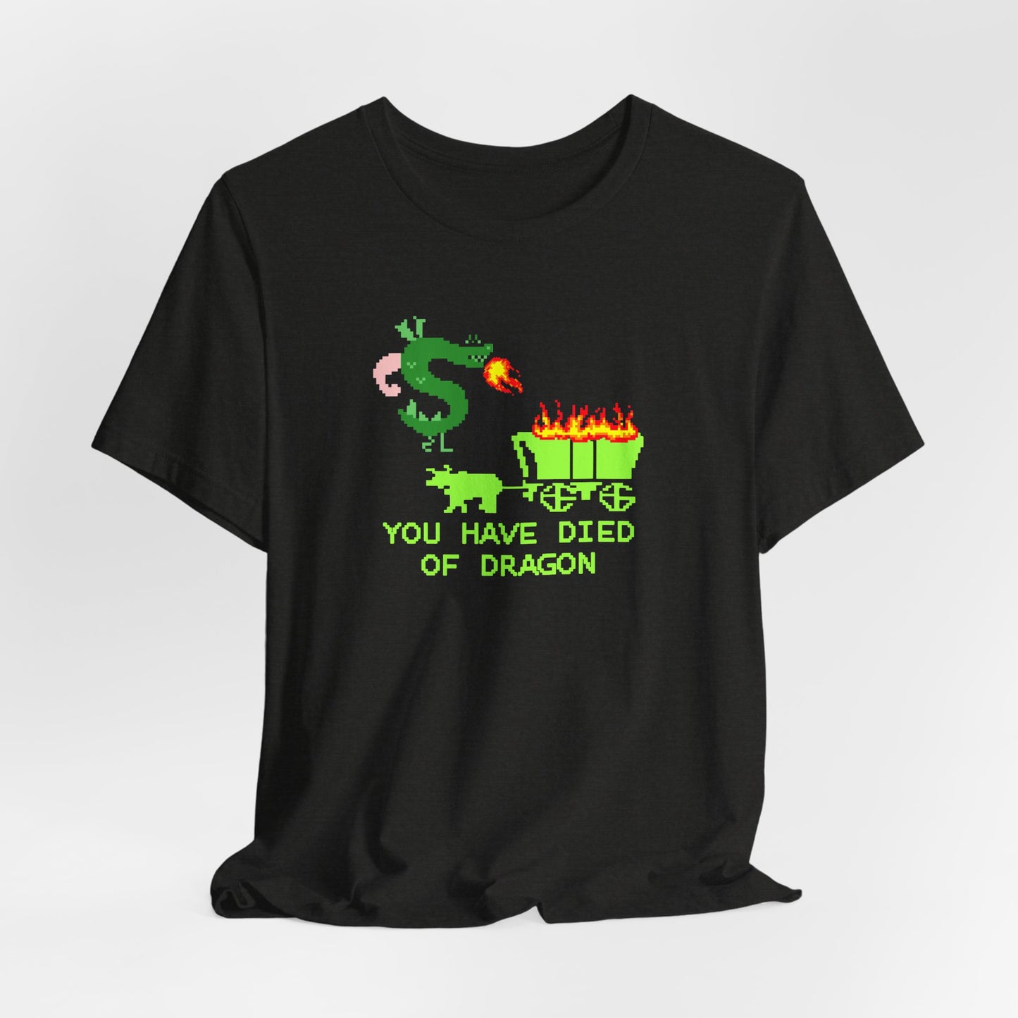 You Have Died of Dragon | Funny Trogdor, Strongbad, Homestar Runner Shirt | Nerd Gift | Classic Unisex Jersey Short Sleeve Tee