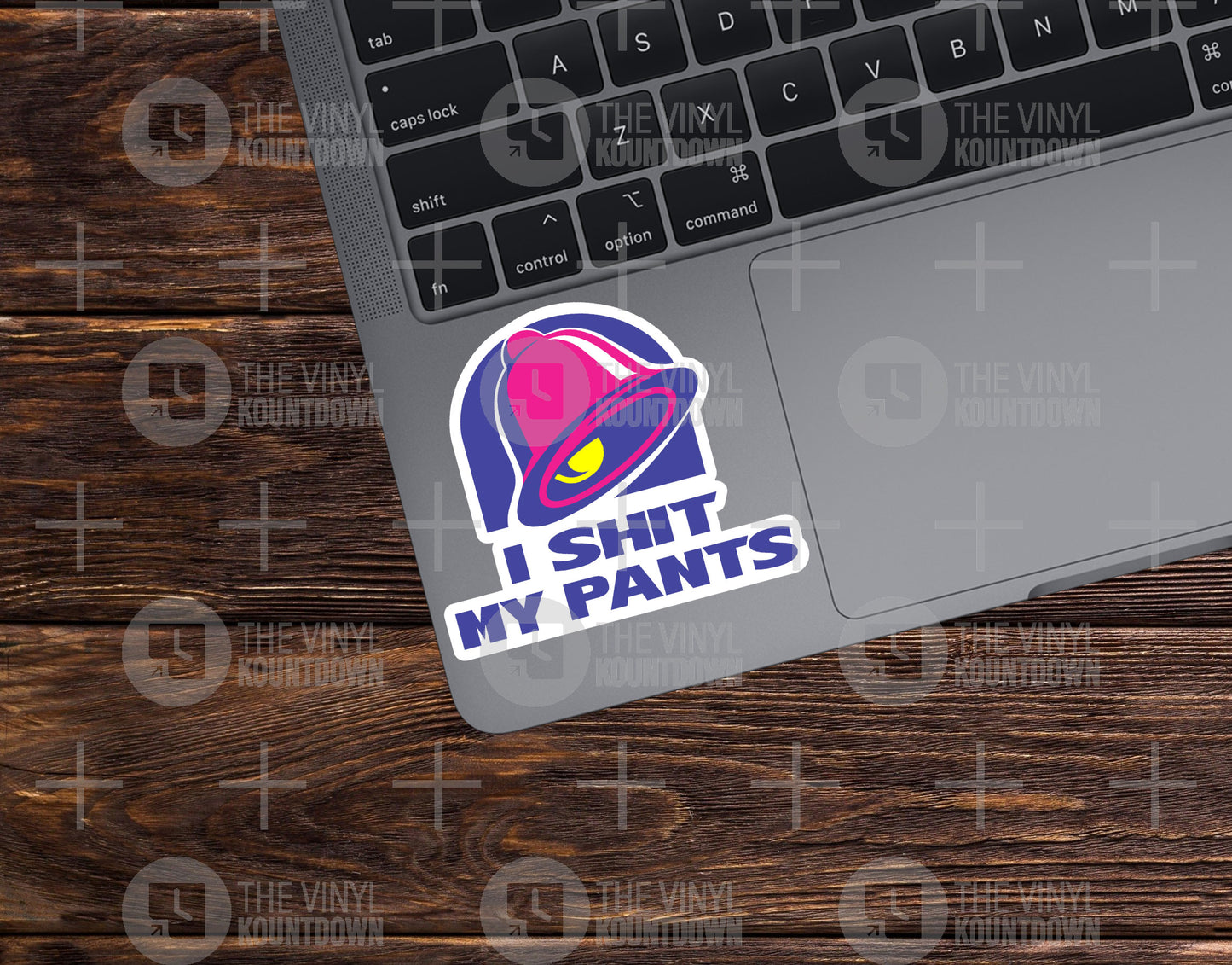 I Shit My Pants | Support Taco Bell Employees | Funny Fast Food Sticker for Laptop, Bottle, Toolbox, Hard Hat| High Quality Vinyl Sticker