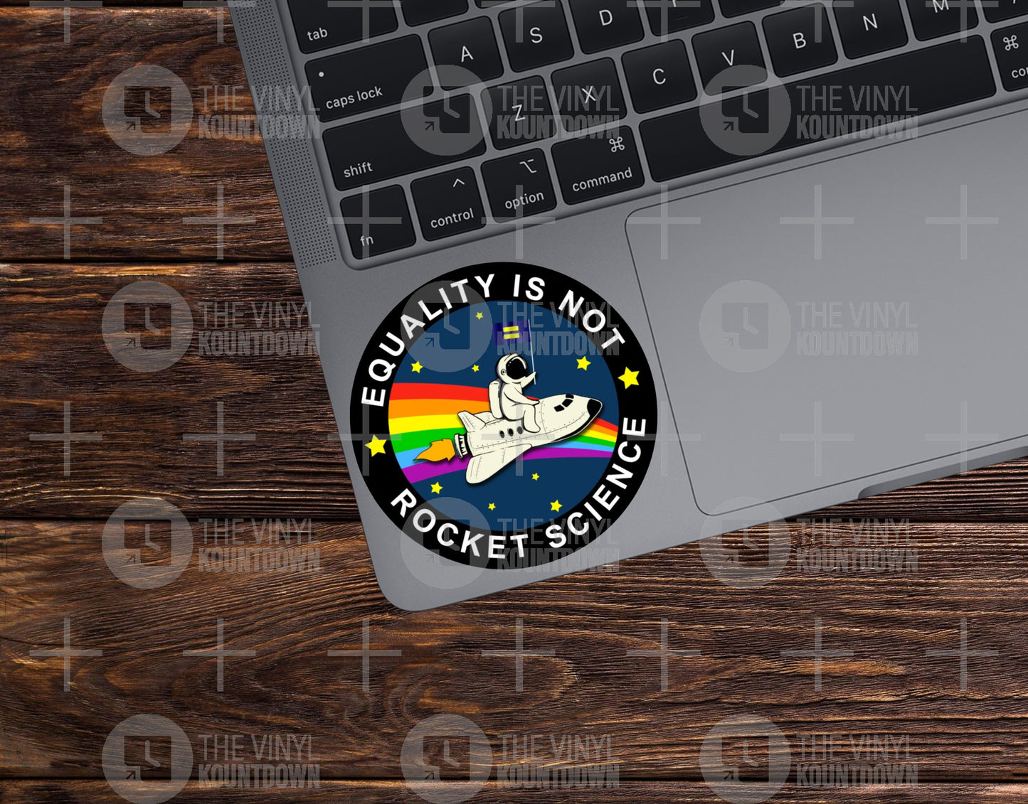 Equality Is Not Rocket Science | Liberal, Democrat, BLM, LGBTQ+, Pro Diversity, Equity, and Inclusion | High Quality Vinyl Sticker