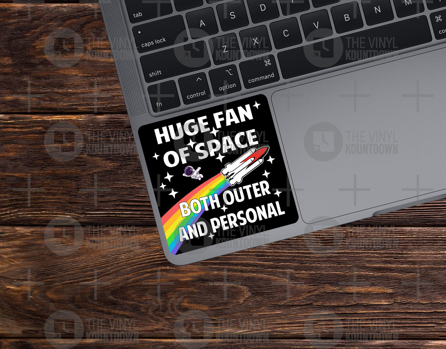 Huge Fan Of Space Both Outer And Personal | Funny Introvert Space Sticker For PC, Hydroflask, Hardhat, Toolbox | High Quality Vinyl Sticker