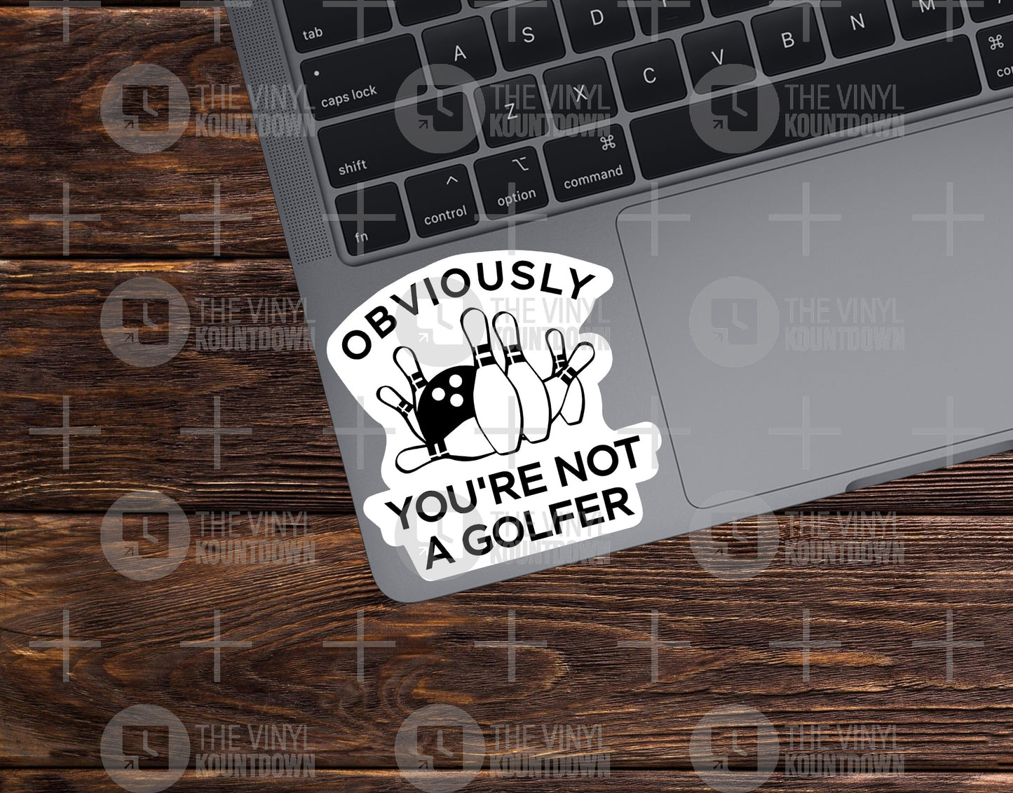 Obviously You're Not A Golfer | Funny The Big Lebowski, Jeff Bridges, Bowling Sticker for Water Bottle, Toolbox | High Quality Vinyl Sticker