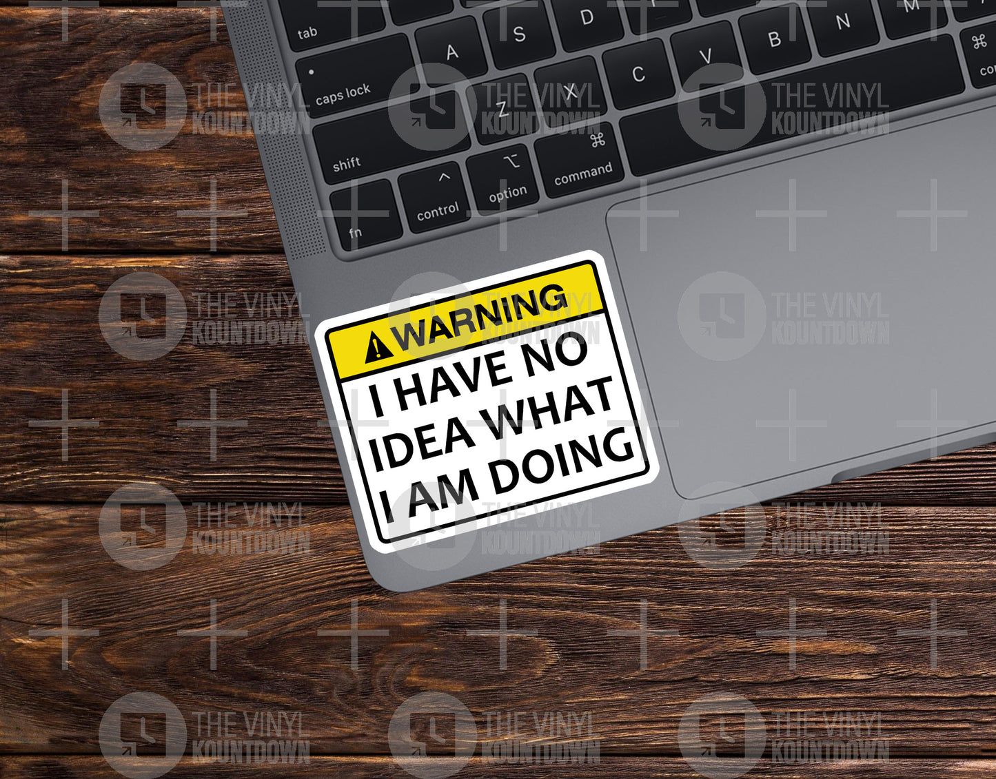 Warning! I Have No Idea What I Am Doing | Funny Warning Sticker for Laptop, Water Bottle, Cellphone, Computer | High Quality Vinyl Sticker