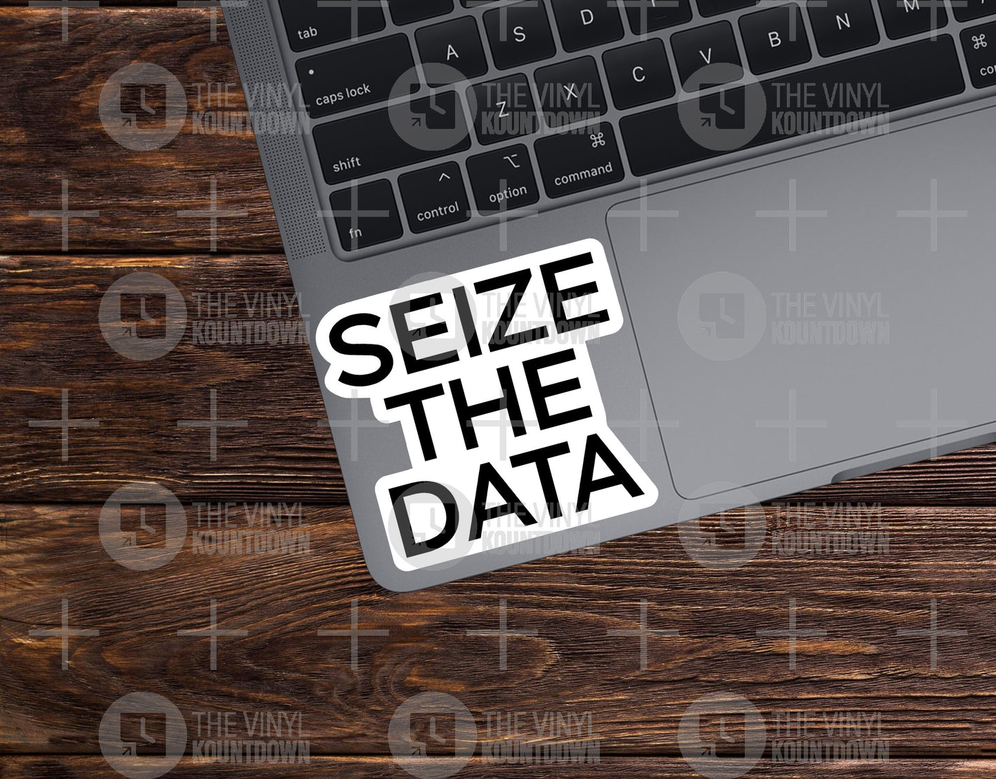 Seize The Data | Scientist, Analyst, IT Sticker for Laptop, Water Bottle, Cellphone, Computer | High Quality Vinyl Sticker