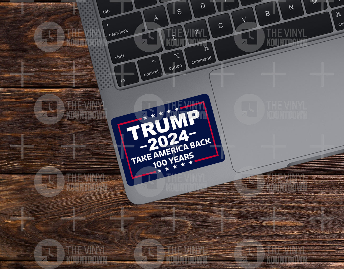 Trump 2024 Take America Back 100 Years | Funny Political Sticker | No More Old White Men in Charge | High-Quality Vinyl Sticker