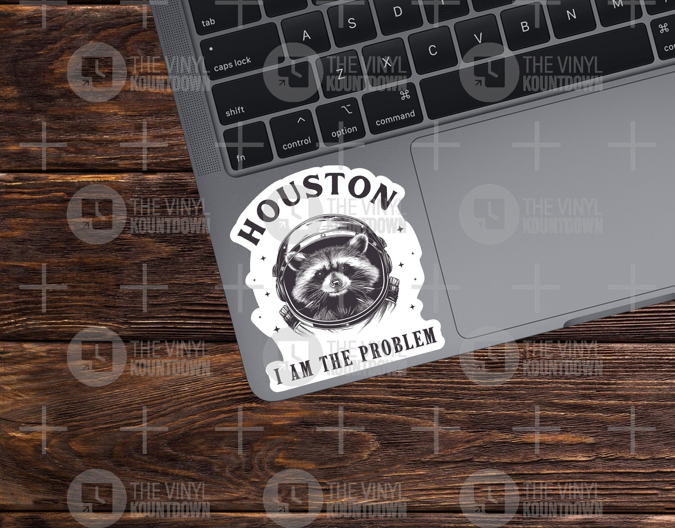 Houston, I Am The Problem | Funny Problematic Racoon Astronaut Sticker ...