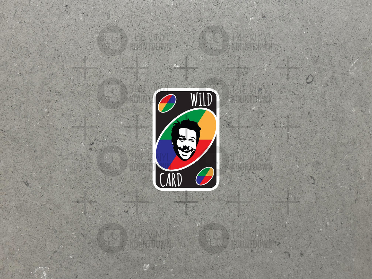 Wild Card! | Funny It's Always Sunny Sticker for Laptop, Water Bottle, Phone, Computer | High Quality Vinyl Sticker