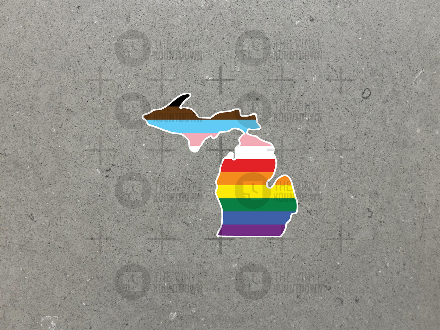 Michigan Pride! | Equality | Liberal, Democrat, BLM, LGBTQ+, Pro Diversity, Equity, and Inclusion | High Quality Vinyl Sticker