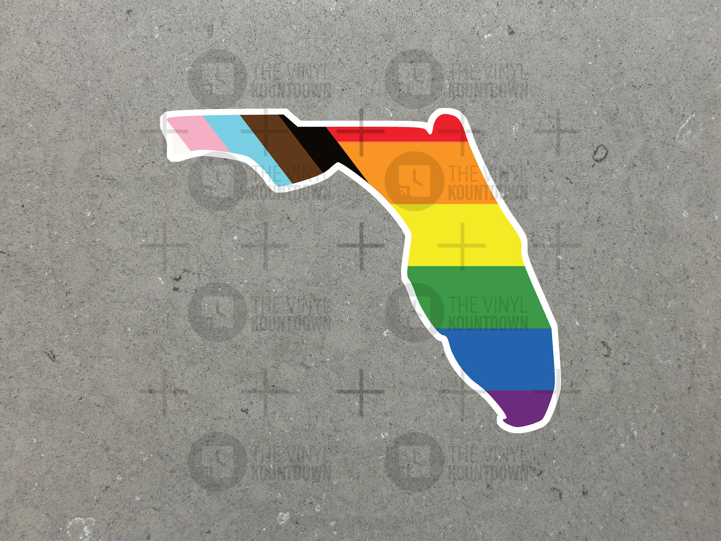 Florida Pride Progress | Ron DeSantis Sucks | Liberal, Democrat, BLM, LGBTQ+, Pro Diversity, Equity, and Inclusion | High Quality Vinyl