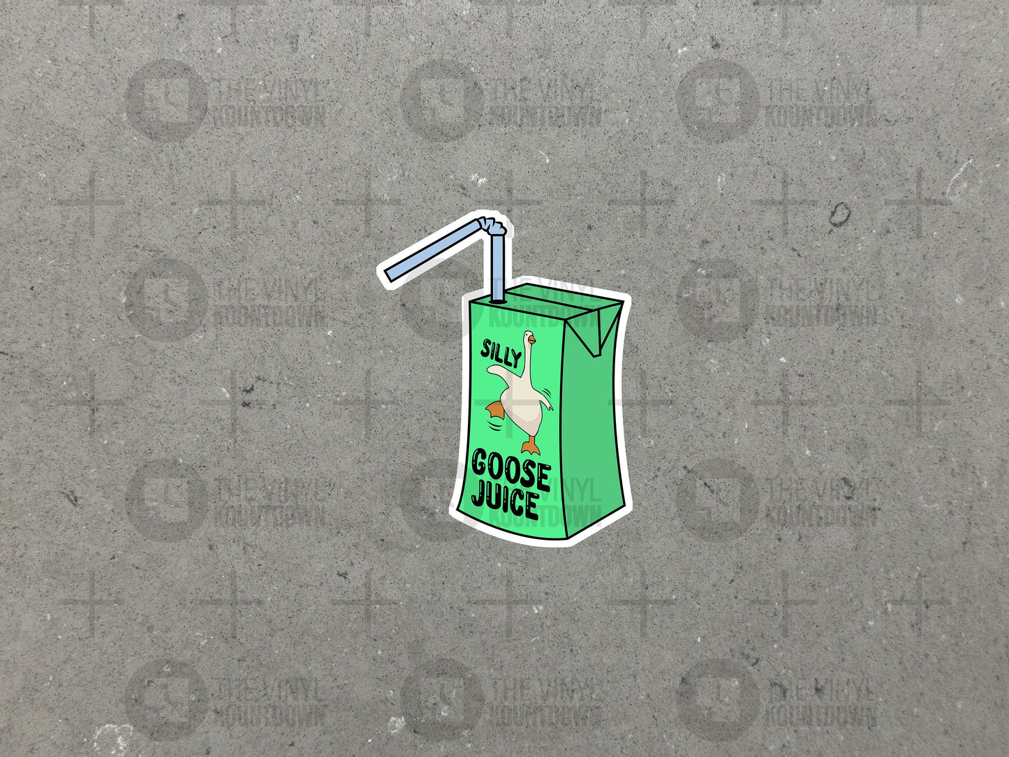 Silly Goose Juice | Funny Sticker For Laptop, Water Bottle, Hydroflask, Phone, Desk, Hard Hat, Computer, Gift | High Quality Vinyl Sticker