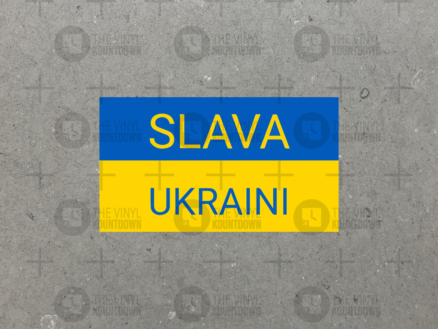 SLAVA UKRAINI! | Glory to Ukraine! | Support Ukraine & F*ck Putin | High Quality Vinyl Sticker