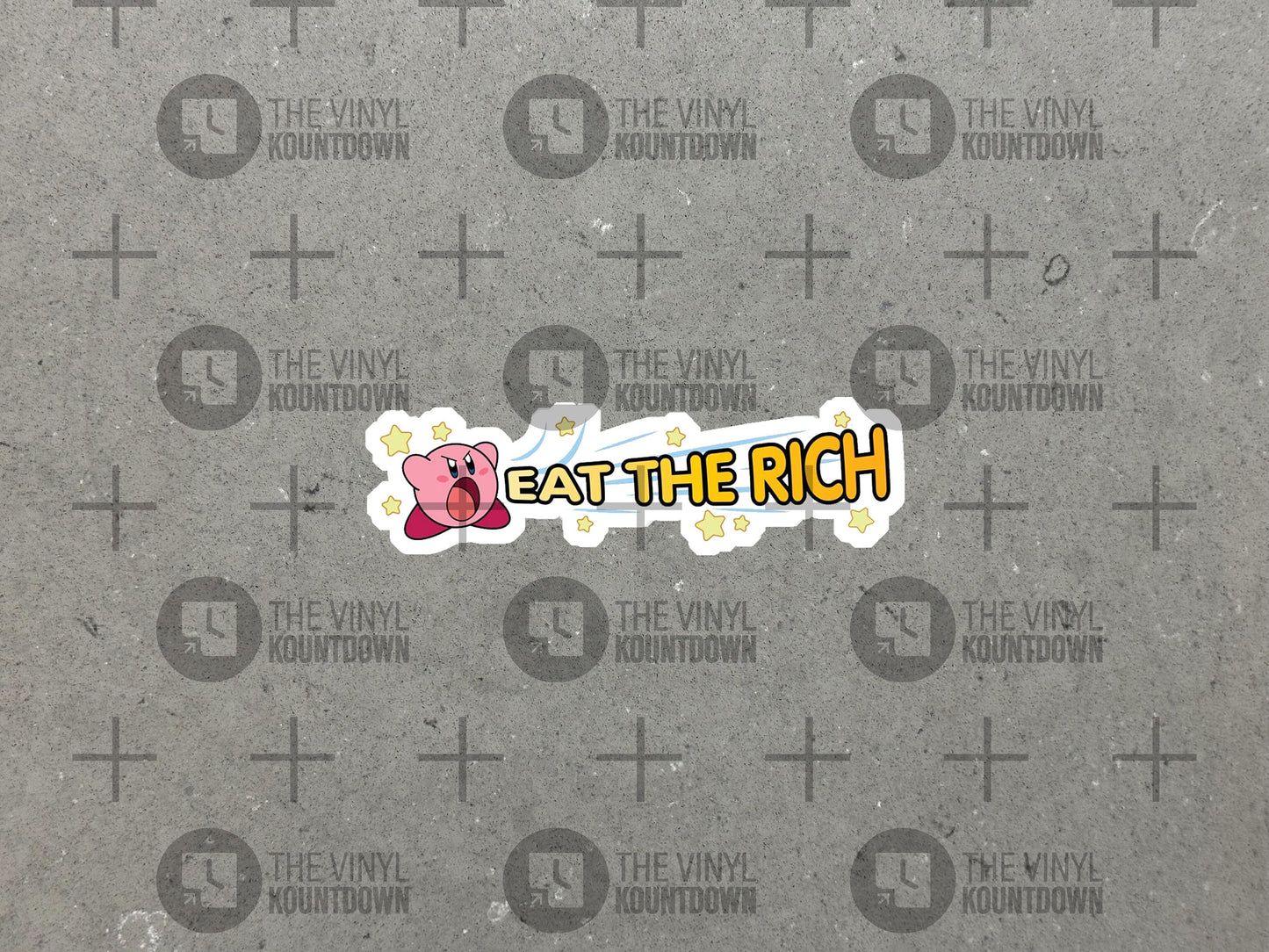 Eat The Rich | Liberal, Democrat, Anti-capitalist Progressive, Socialist Sticker for Laptop, Water Bottle, Gift | High Quality Vinyl Sticker