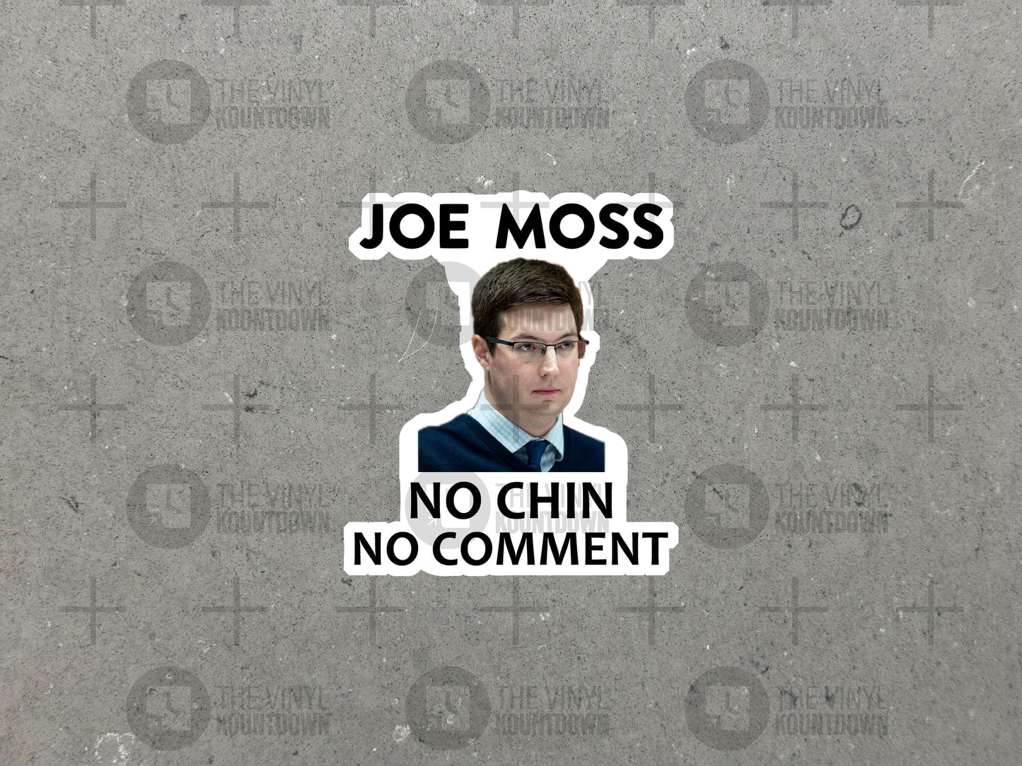 Joe Moss No Chin No Comment | Joe Moss Sucks, Equality Rules! | Pro-LGBTQ+ Woke Sticker | Ottawa County, MI | High Quality Vinyl Sticker