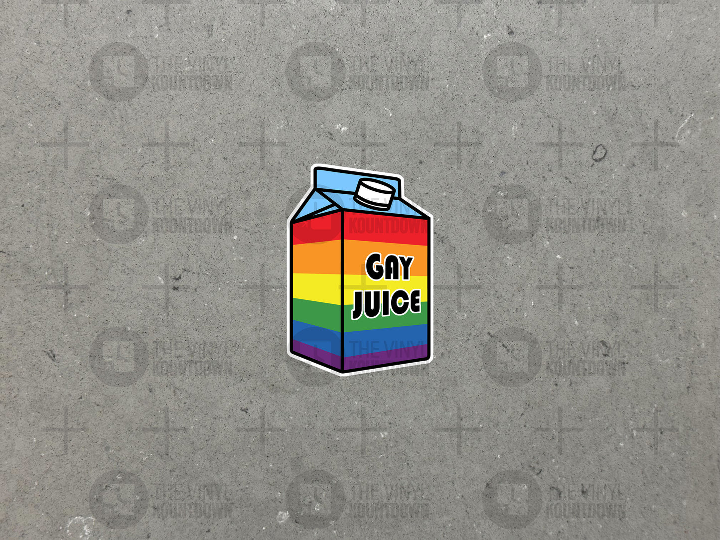 Gay Juice | Funny Sticker For Laptop, Water Bottle, Hydroflask, Phone, Desk, Hard Hat, Computer, Gift | High Quality Vinyl Sticker