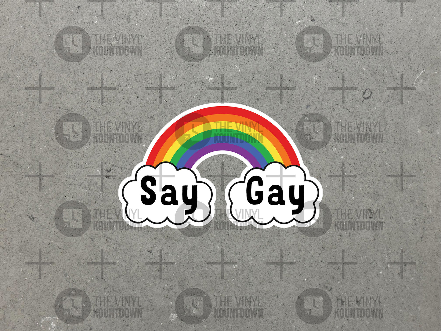 Say Gay | Ron DeSantis Sucks | PRIDE!!! | Liberal, Social Justice BLM, LGBTQ+, Pro Diversity, Equity, and Inclusion | High Quality Vinyl