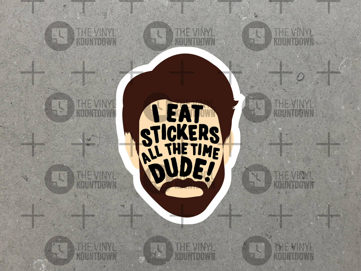 I Eat Stickers All The Time | Funny Charlie It's Always Sunny Sticker for Laptop, Water Bottle, Phone, Toolbox | High Quality Vinyl Sticker