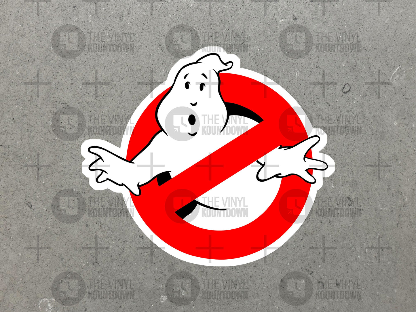 No Ghosts! | Funny Vintage Ghostbusters, Movie, Pop-Culture Sticker for Laptop, Bottle, Toolbox, Hard Hat| High Quality Vinyl Sticker