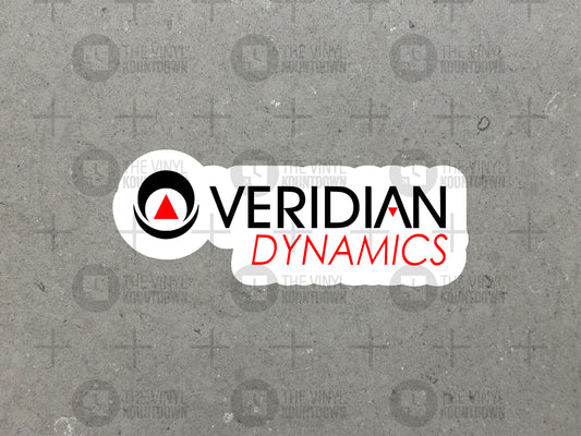 Veridian Dynamics Logo | Funny TV Show Sticker for Toolbox, Hard Hat, Laptop, Water Bottle, Computer | High Quality Vinyl Sticker