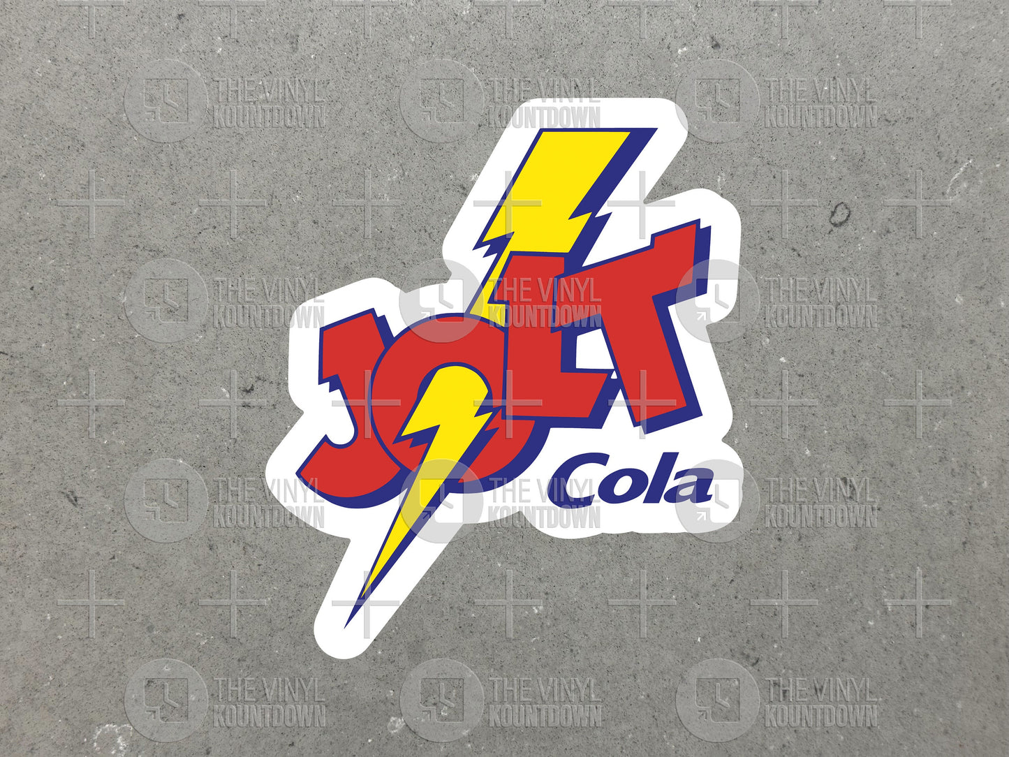 Jolt! | Nostalgic, 90s Soft Drink Throwback Sticker for Toolbox, Hard Hat, Laptop, Water Bottle, Computer | High Quality Vinyl Sticker