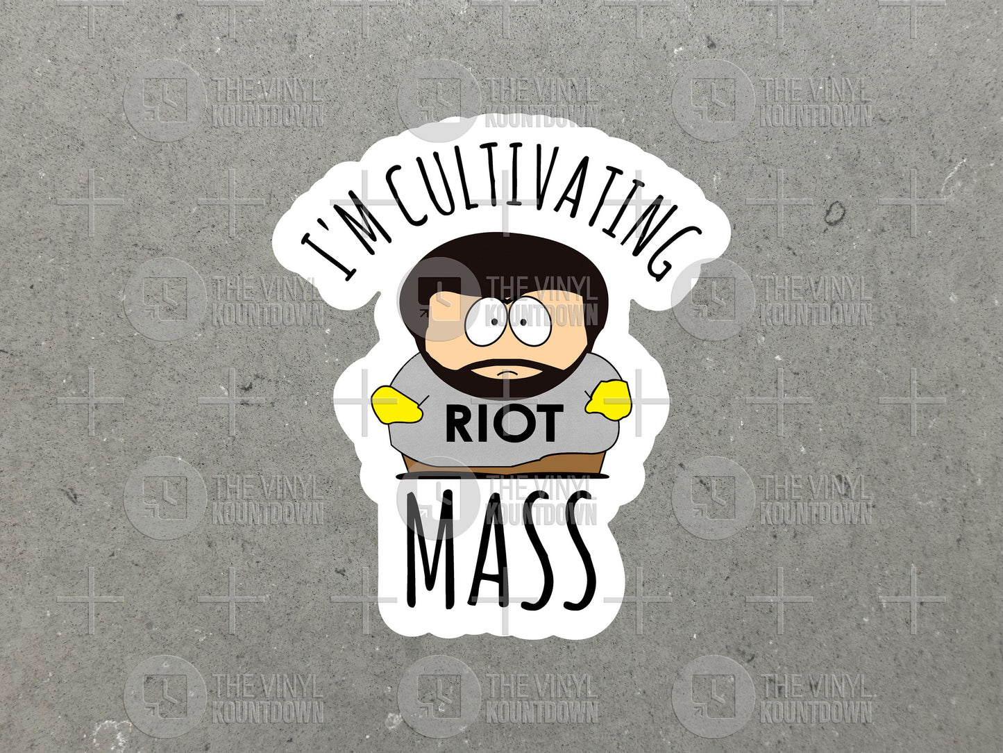 I'm Cultivating Mass! | Funny Cartman Mac It's Always Sunny Sticker for Laptop, Water Bottle, Toolbox | High Quality Vinyl Sticker