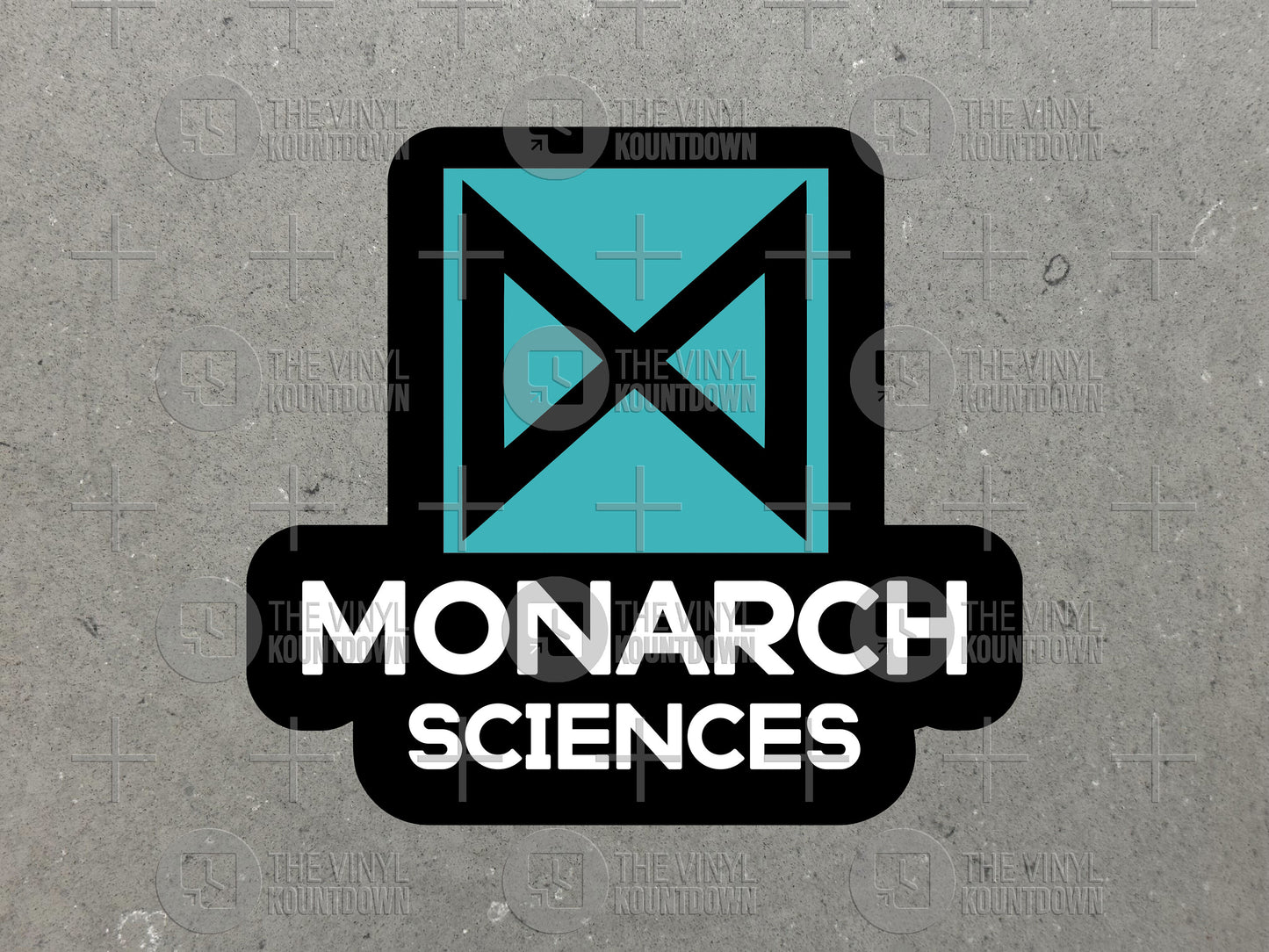 Monarch Sciences | Nostalgic, Nerd, Monster Sticker for Toolbox, Hard Hat, Laptop, Water Bottle, Computer | High Quality Vinyl Sticker