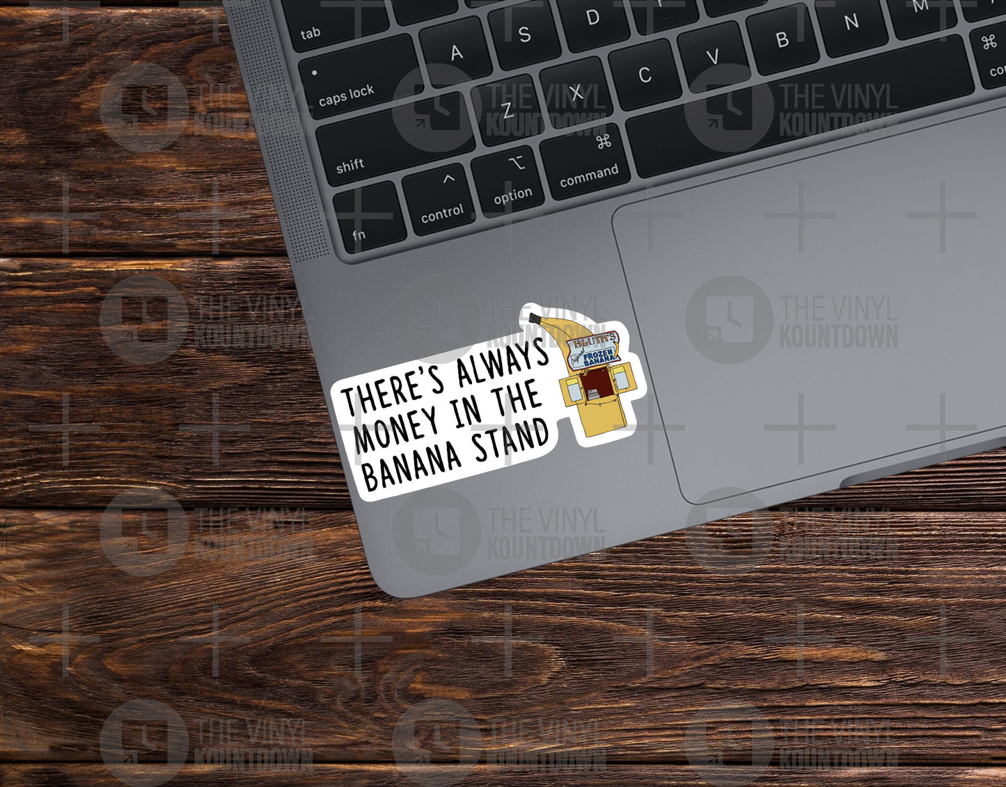 There's Always Money In The Banana Stand! | Funny Bluth Sticker for Laptop, Bottle, Toolbox, Hard Hat | High Quality Vinyl Sticker