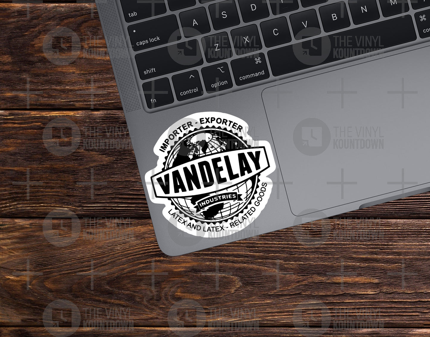 Vandelay Industries Logo | Funny 90s Sticker For Laptop, Bottle, Hydroflask, Phone, Hard Hat, Toolbox | High Quality Vinyl Sticker