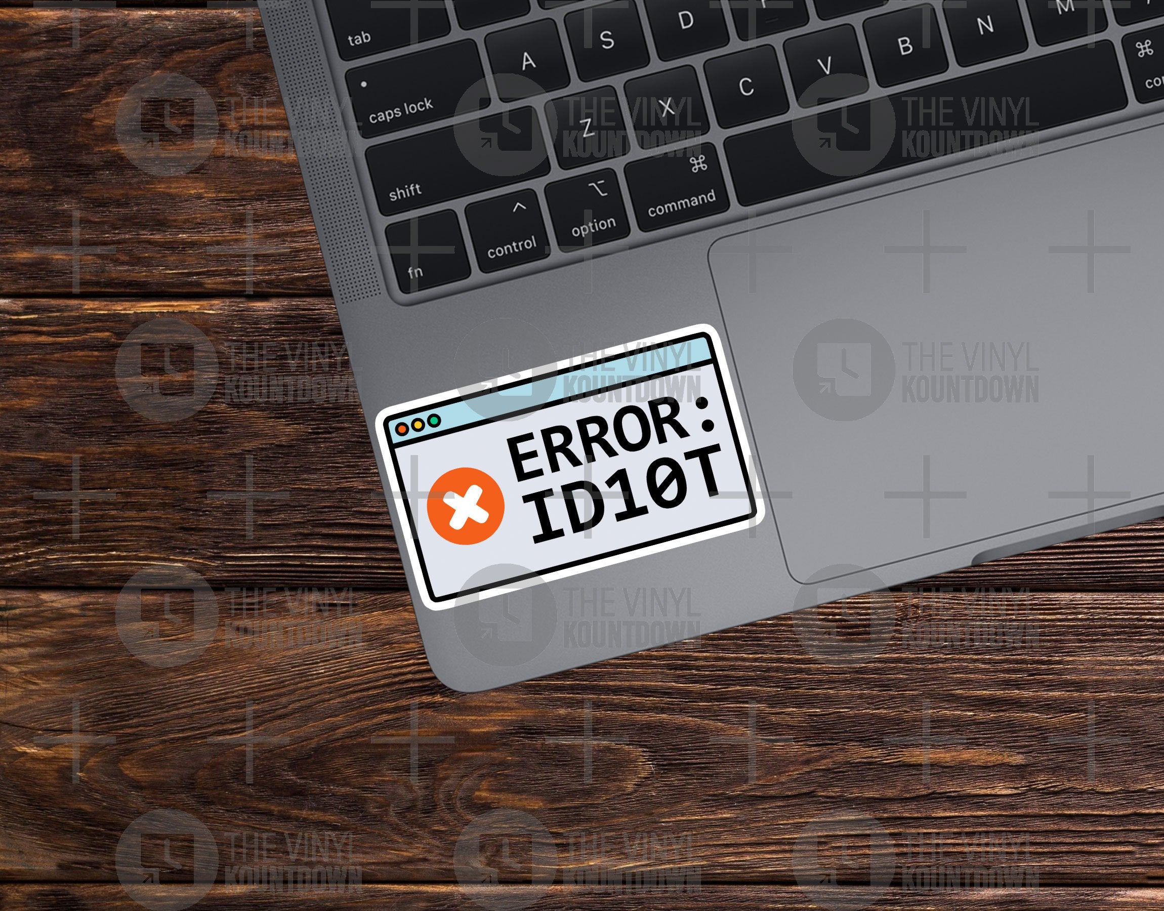 ID10T Computer Error Window! | Funny Idiot Sticker for Laptop, Water B ...
