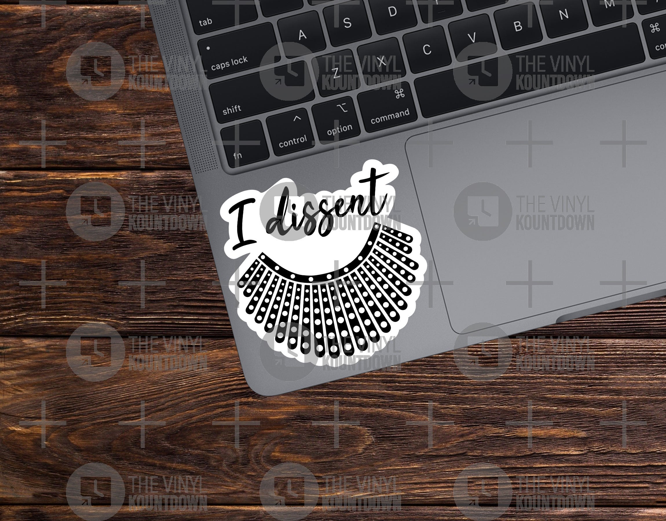 I Dissent | Ruth Bader Ginsburg Collar | Feminist Sticker for Laptop ...
